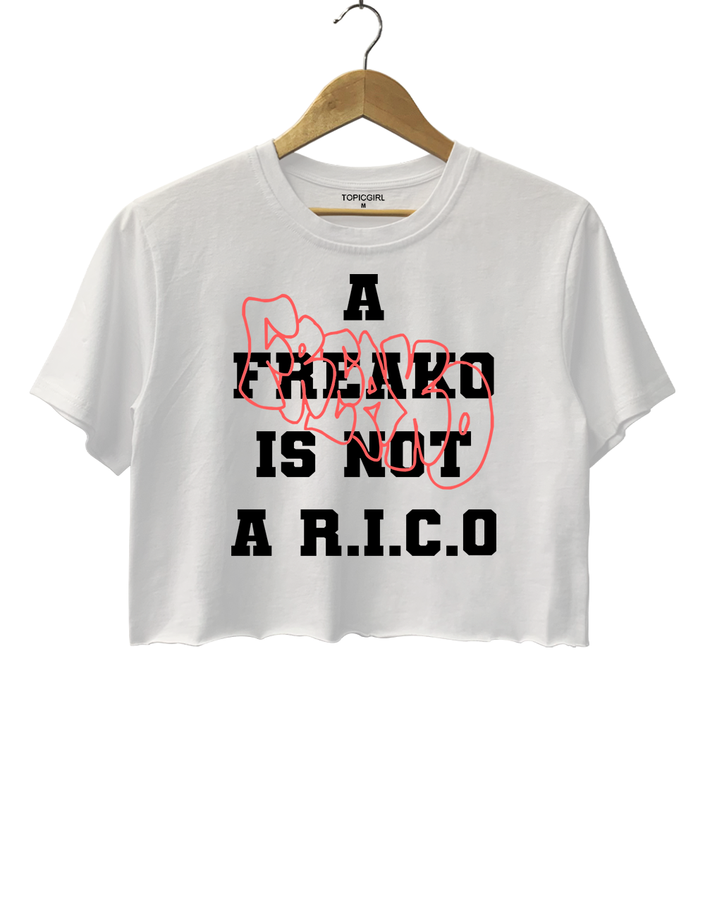 A Freako ls Not R.l.C.O But A Rico Been A Freako Crop Top Crop Top