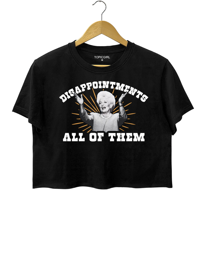 Disappointmenis All of Them Crop Top