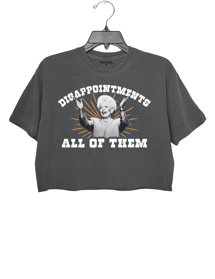 Disappointmenis All of Them Crop Top