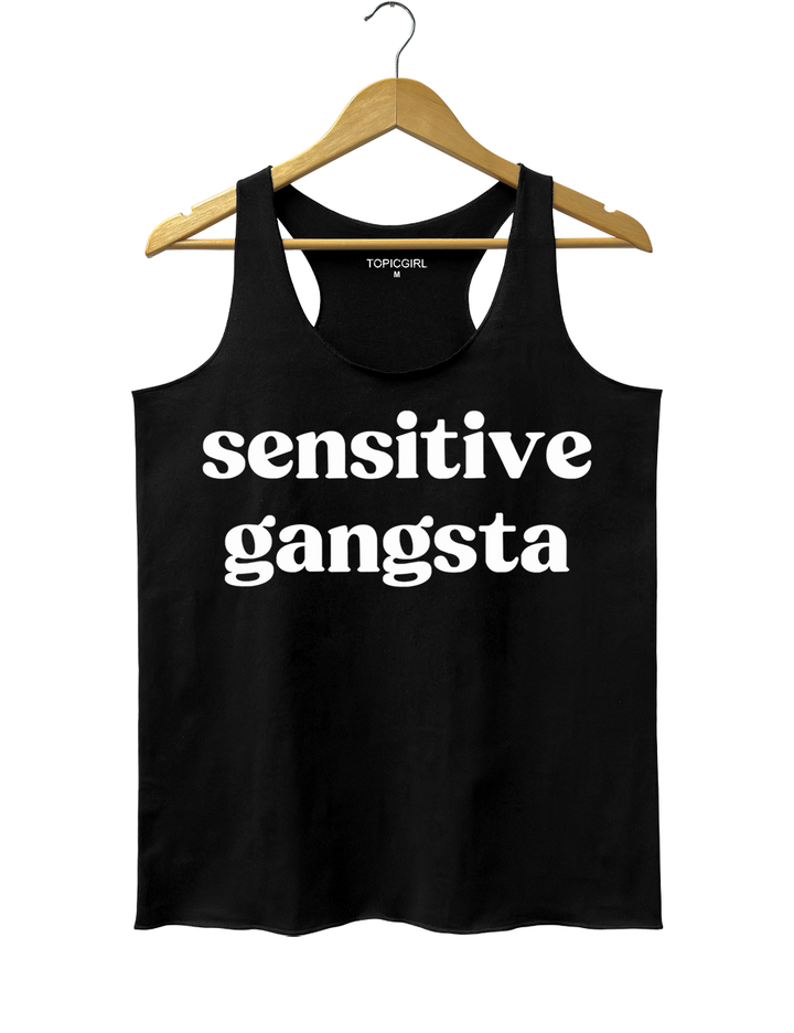 Sensitive Gangsta Crop Top