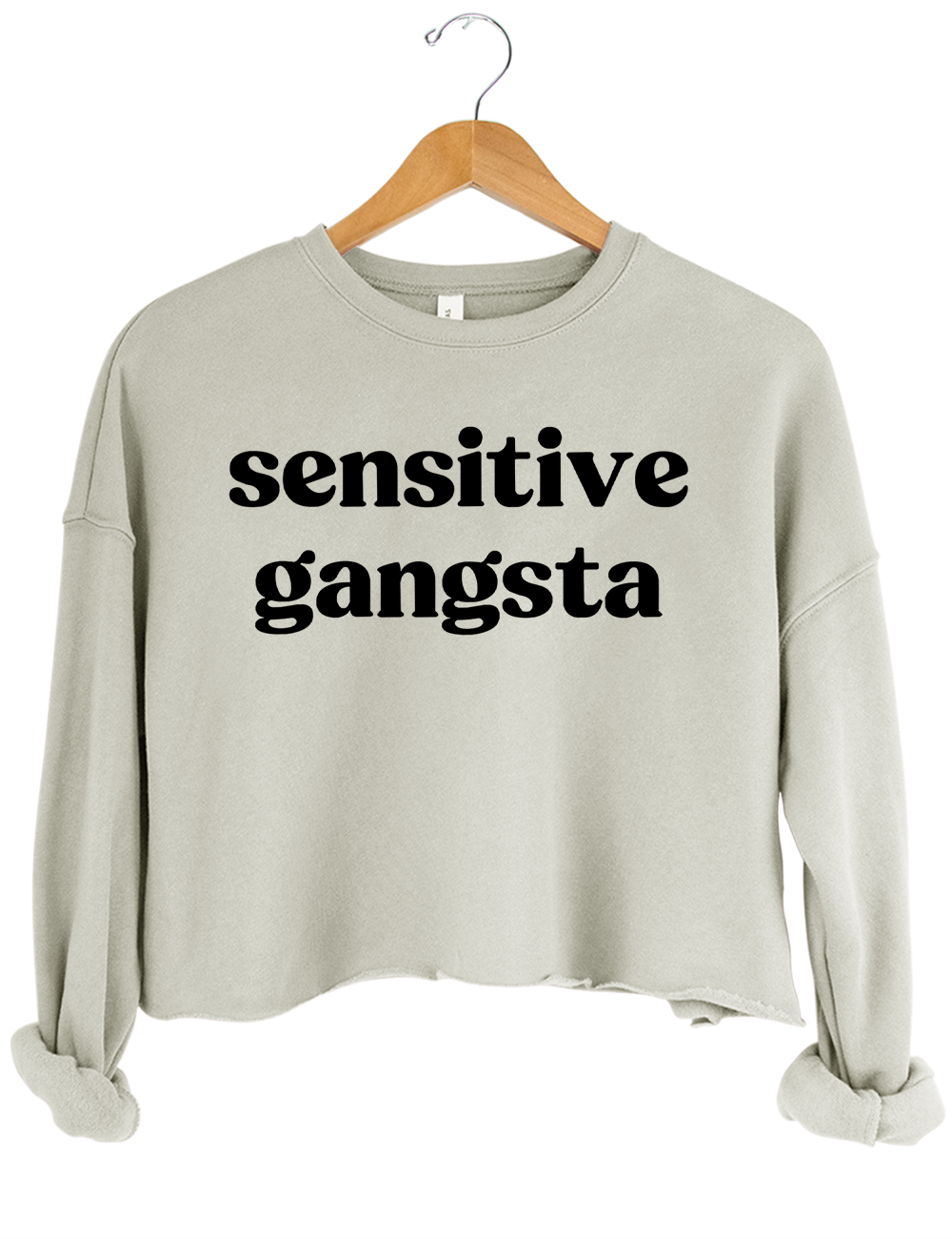 Sensitive Gangsta Crop Top