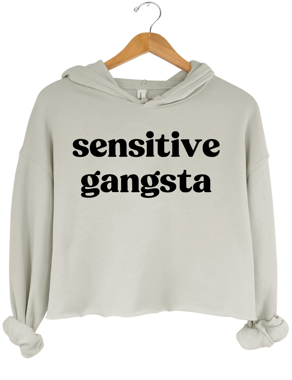 Sensitive Gangsta Crop Top