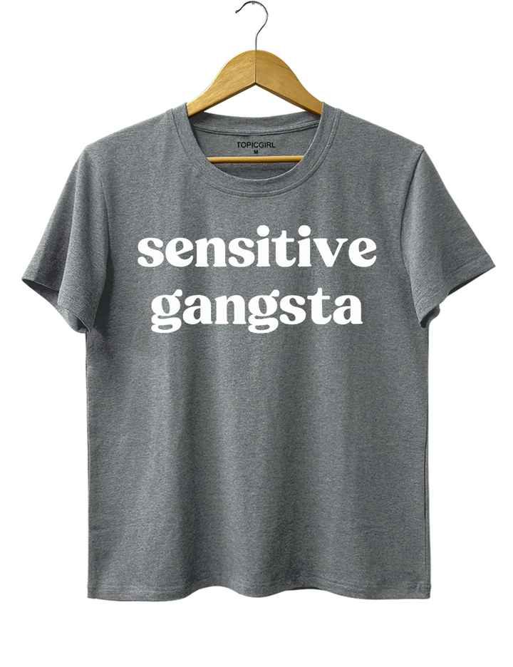 Sensitive Gangsta Crop Top