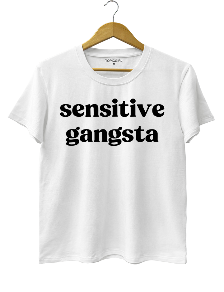 Sensitive Gangsta Crop Top