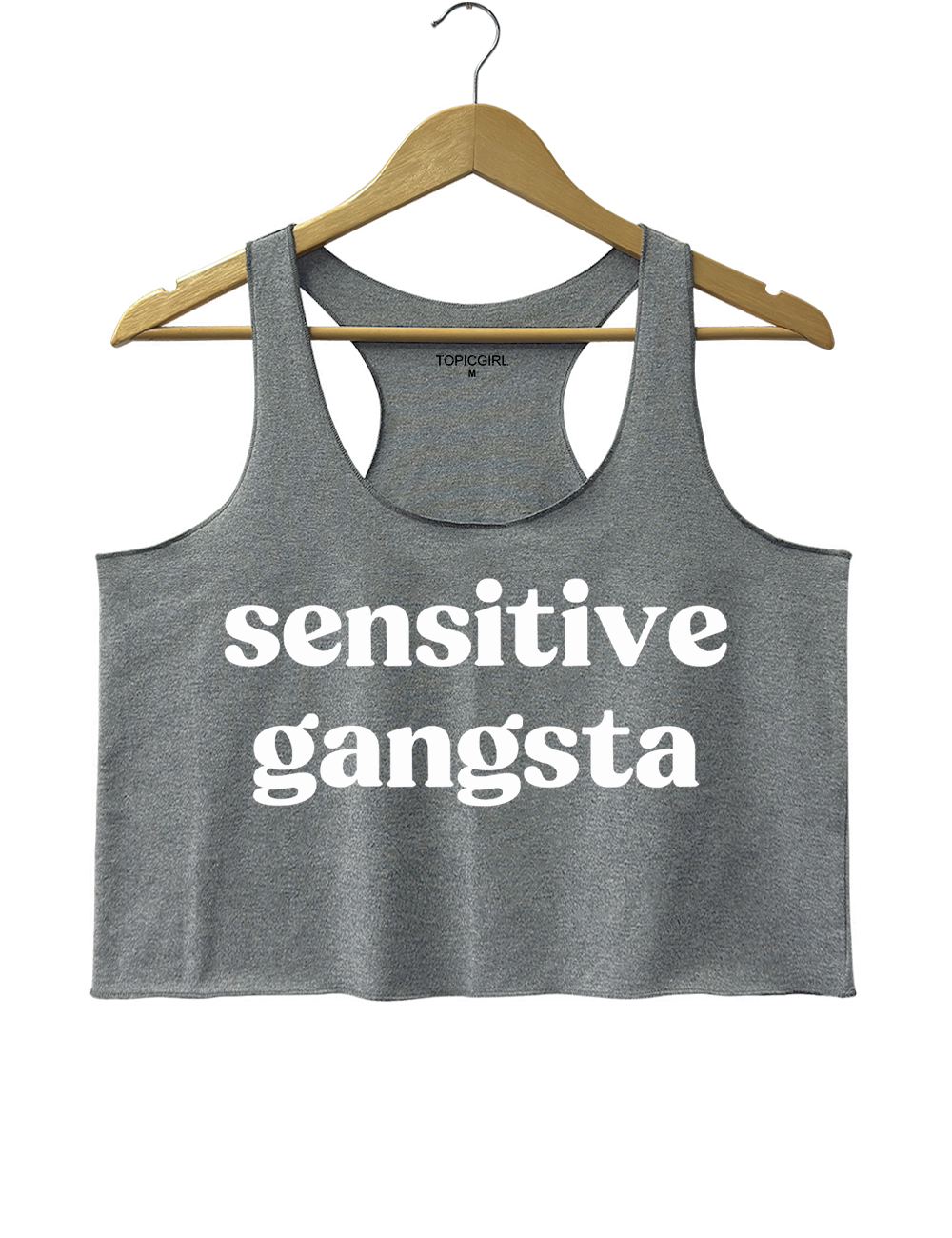Sensitive Gangsta Crop Top