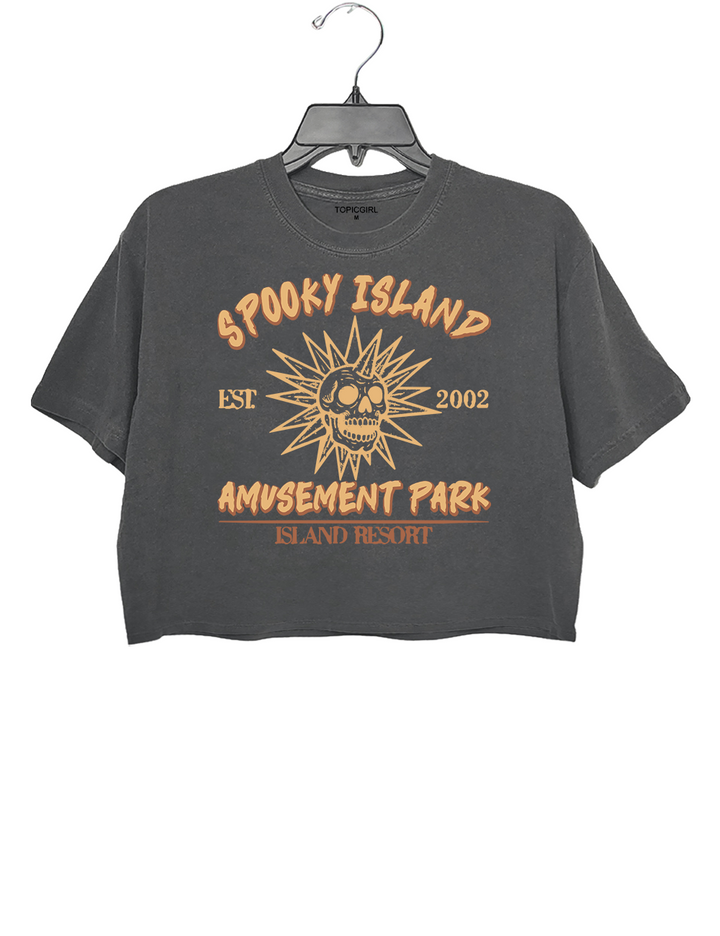 Funny Halloween Skeleton Crop Top