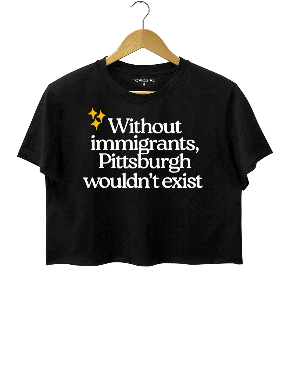 Pittsburgh lmmigrants Crop Top