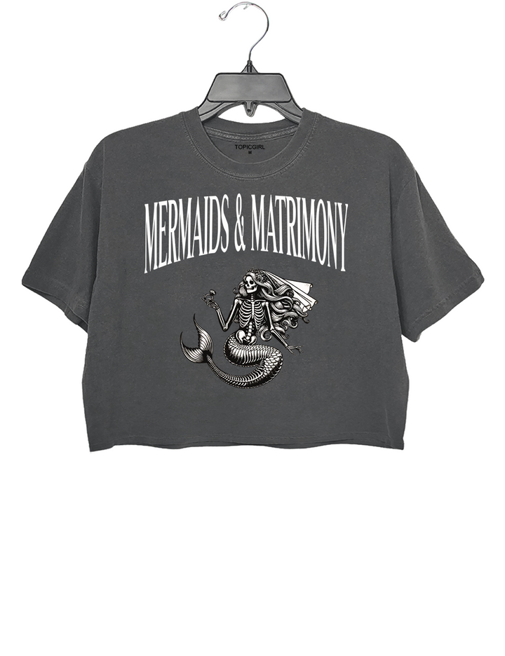 Mermaid Bachelorette Crop Top