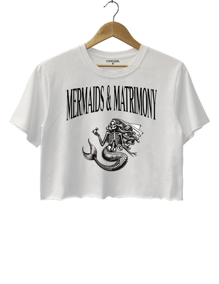 Mermaid Bachelorette Crop Top