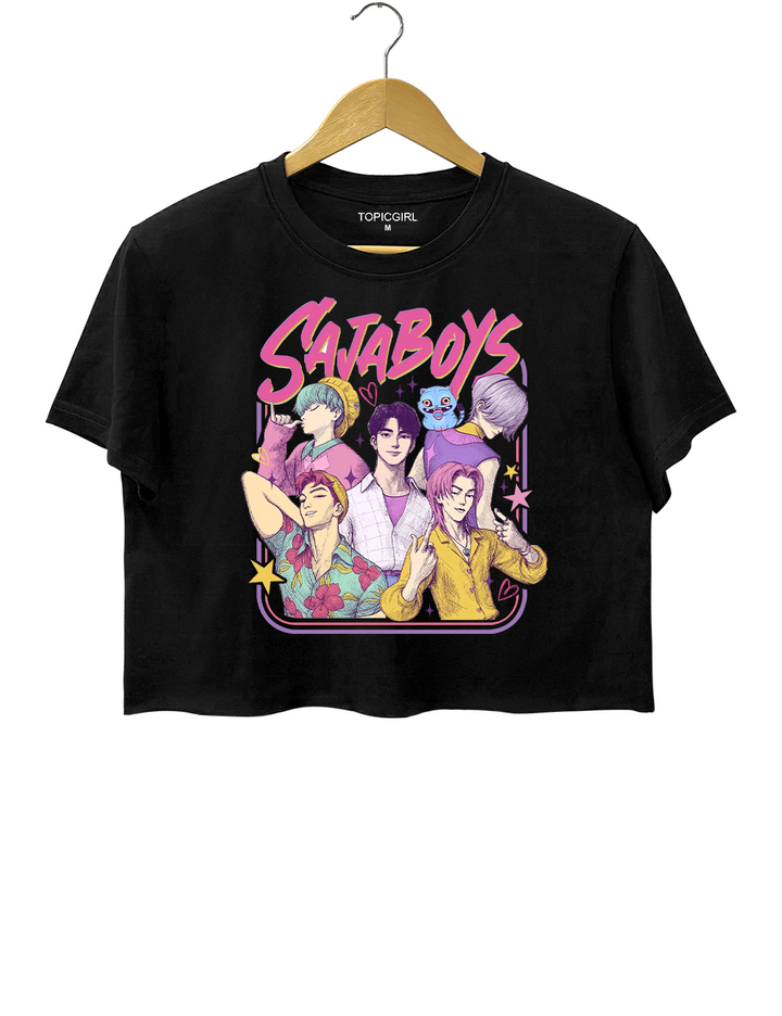 Saja Boys Boy Band Crop Top