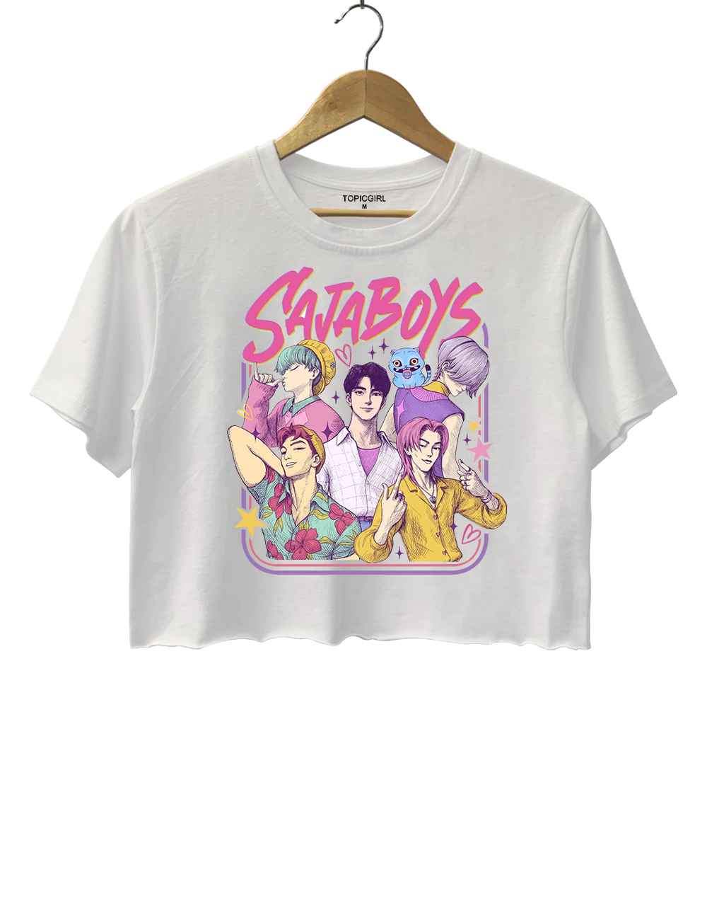 Saja Boys Boy Band Crop Top