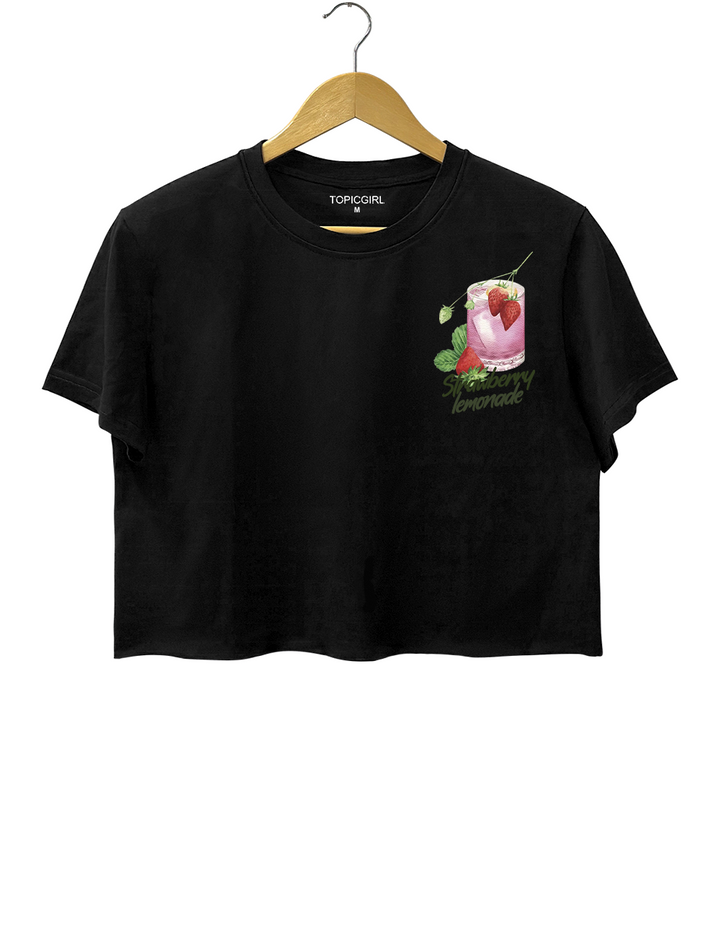 Strawberry Lemonade Definitely Maybe Morning Glory Manchester Gallagher Brothers Crop Top