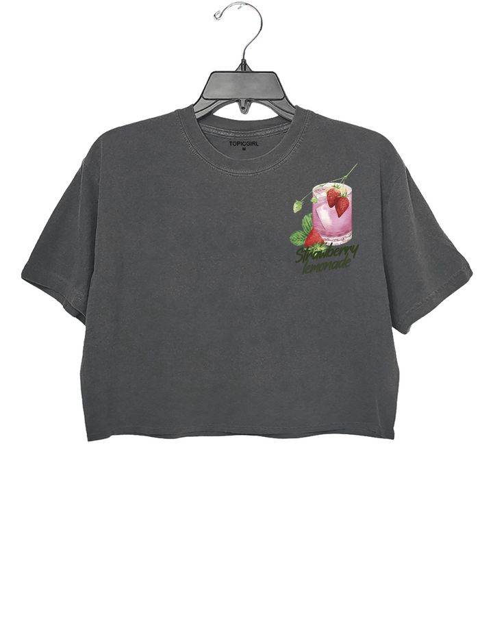 Strawberry Lemonade Definitely Maybe Morning Glory Manchester Gallagher Brothers Crop Top