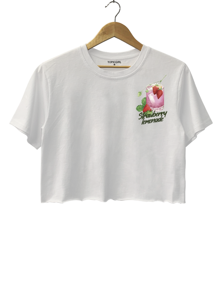 Strawberry Lemonade Definitely Maybe Morning Glory Manchester Gallagher Brothers Crop Top