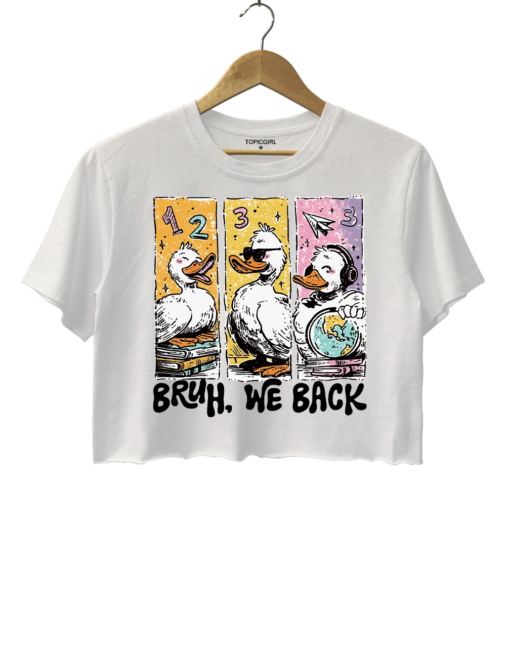 Bruh We Back Crop Top