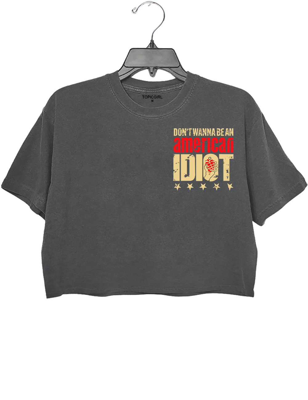 Don't Wanna Be An American ldiot Crop Top