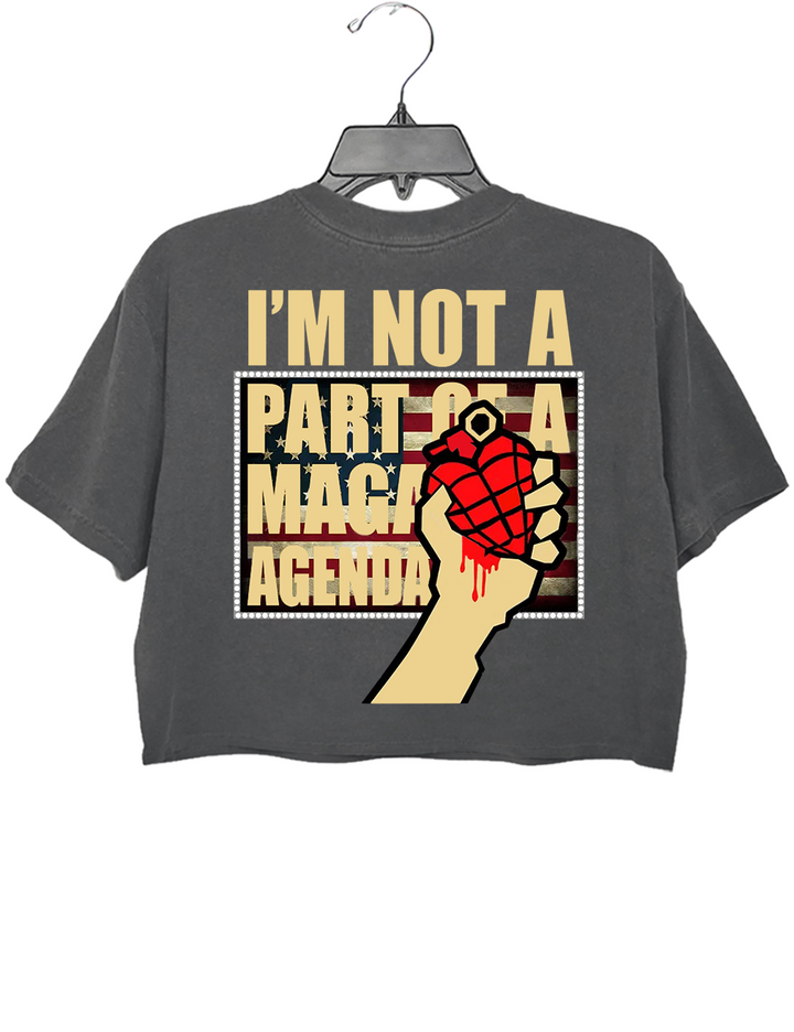 Don't Wanna Be An American ldiot Crop Top