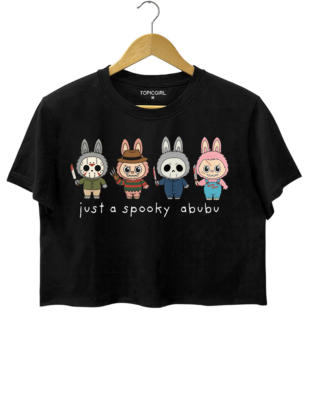 Spooky Labu Halloween Crop Top