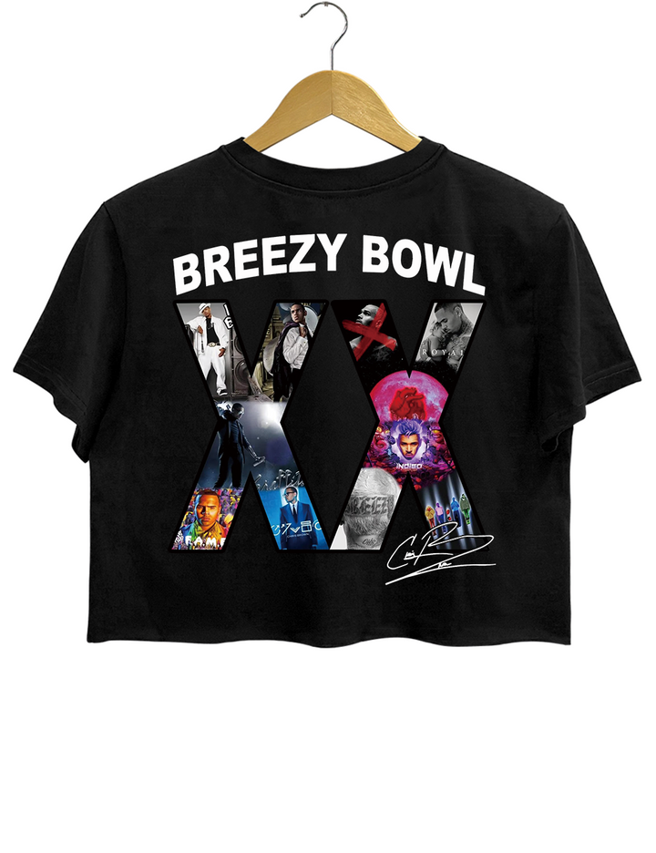 Chris Brown Tour Breezy Bowl XX V2 Crop Top