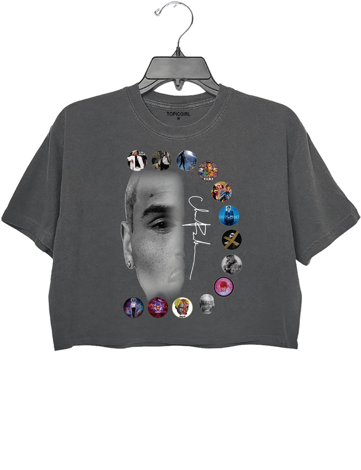 Chris Brown Tour Breezy Bowl XX V2 Crop Top