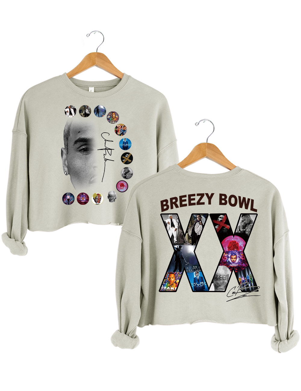 Chris Brown Tour Breezy Bowl XX V2 Crop Top