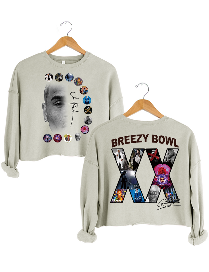 Chris Brown Tour Breezy Bowl XX V2 Crop Top