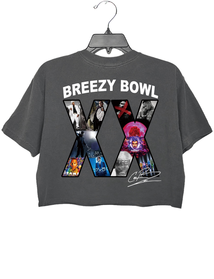 Chris Brown Tour Breezy Bowl XX V2 Crop Top