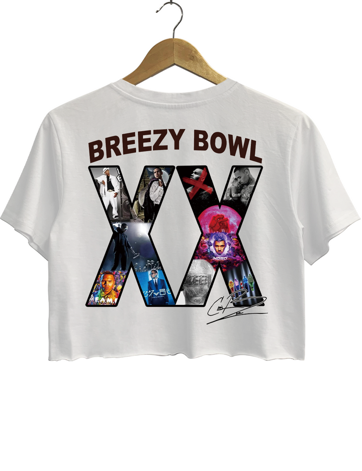 Chris Brown Tour Breezy Bowl XX V2 Crop Top