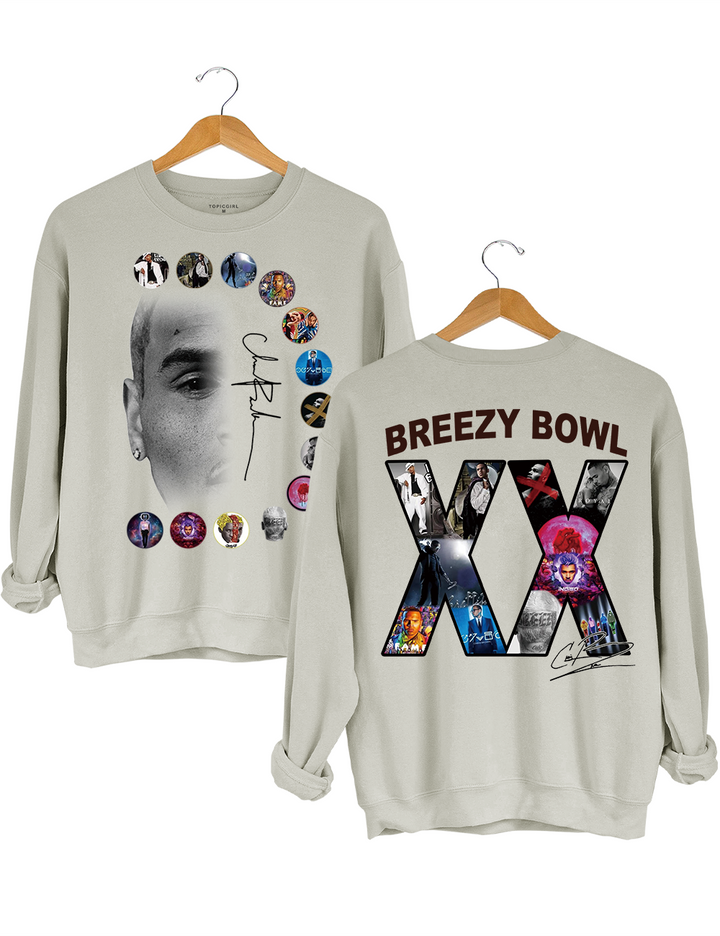 Chris Brown Tour Breezy Bowl XX V2 Crop Top
