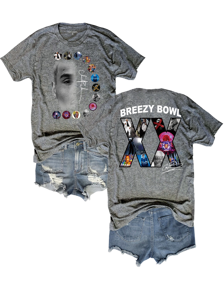 Chris Brown Tour Breezy Bowl XX V2 Crop Top