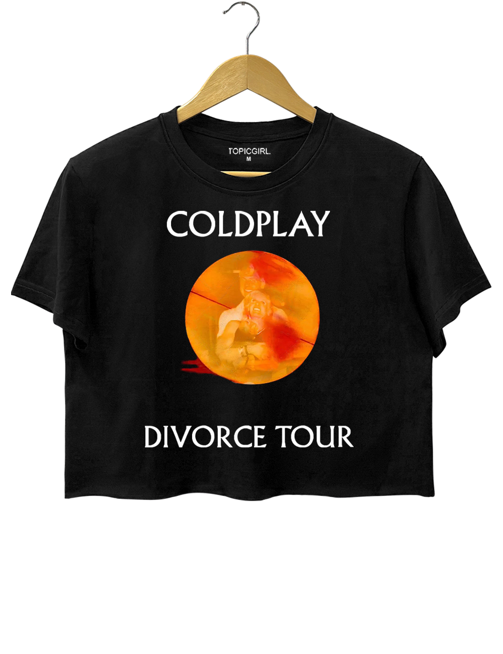 Coldplay Divorce Tour Crop Top