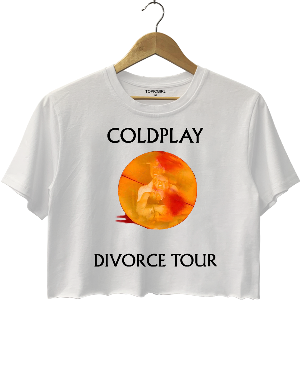 Coldplay Divorce Tour Crop Top