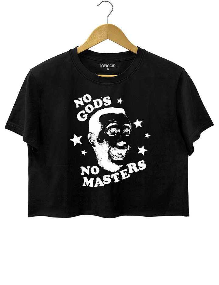 No Gods No Masters Peewee Herman Crop Top