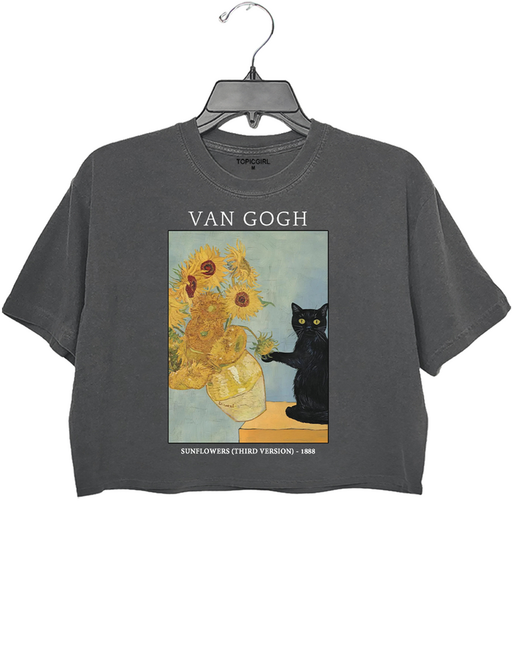Funny Cat Crop Top