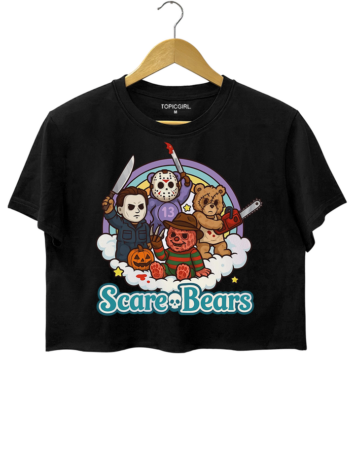 Scary Care Scare Bears Funny Halloween Horror Faces
