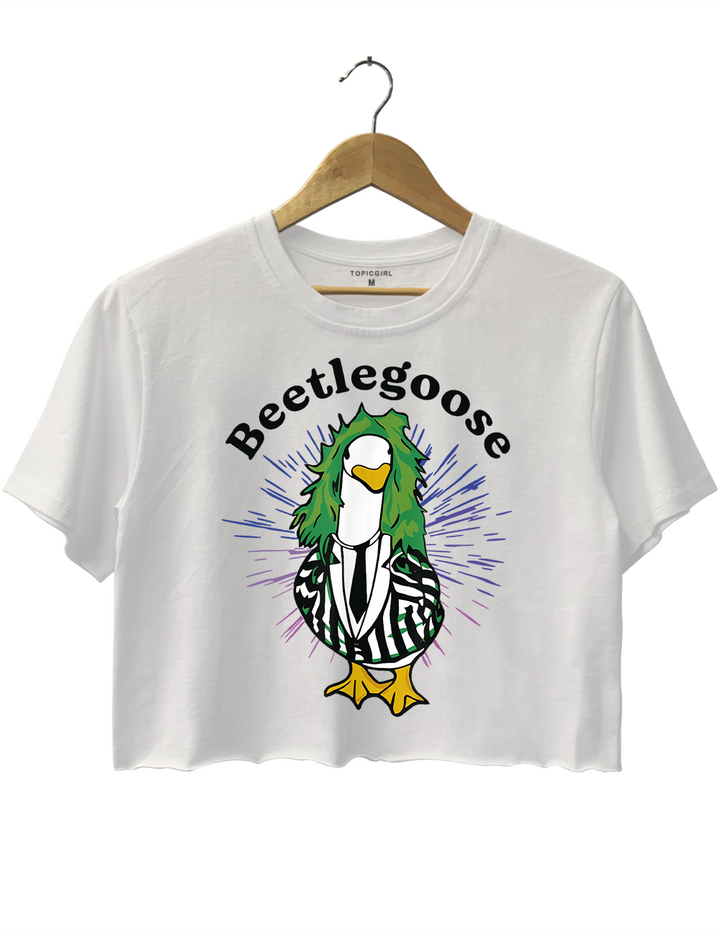 Beetlegoose Silly Goose Crop Top