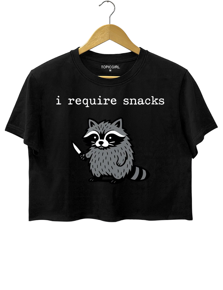 I Require Snacks Raccoon