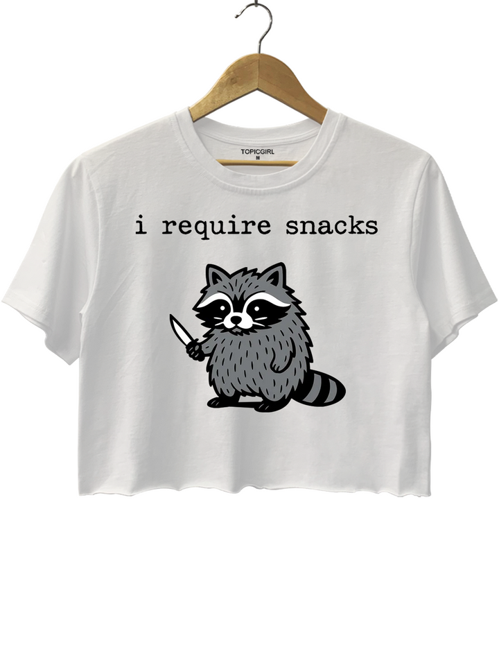 I Require Snacks Raccoon