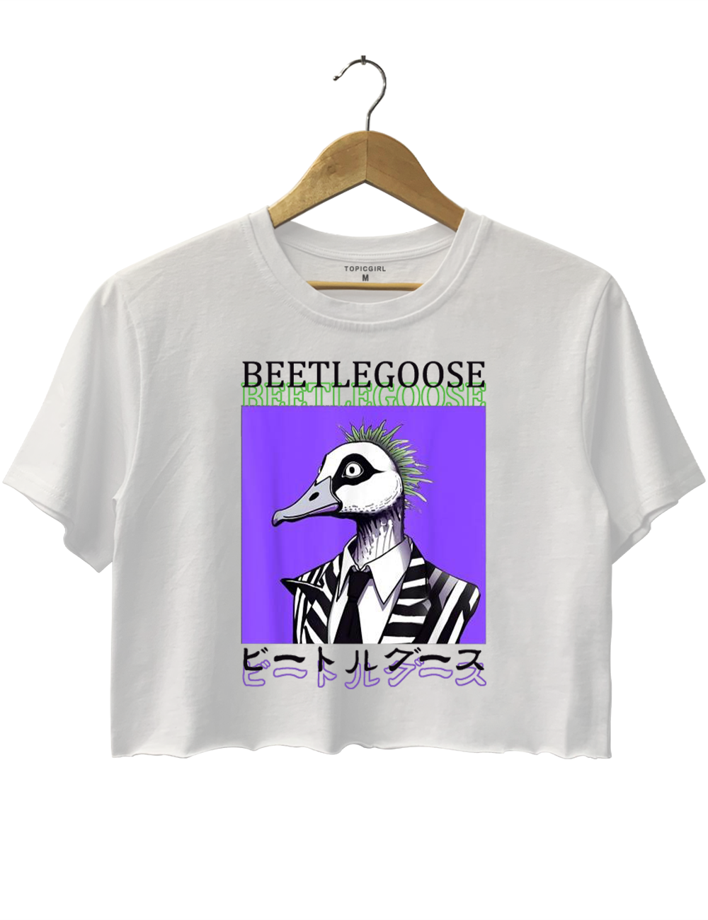 BeetleGoose Beetle Juice Crop Top