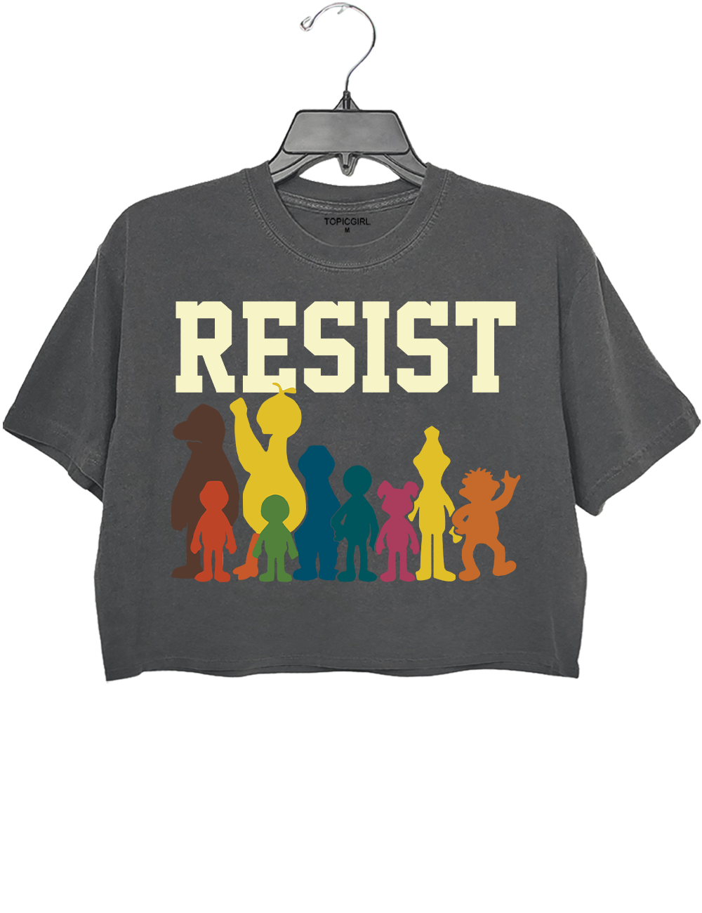Save PBS Resist Sarcasm Crop Top – Topicgirl