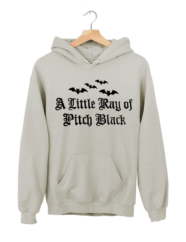 A Little ray of Pitch Black Crop Top