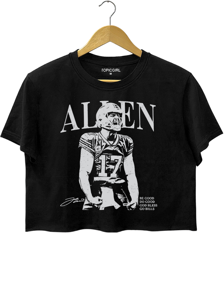 Josh Allen Vintage Crop Top