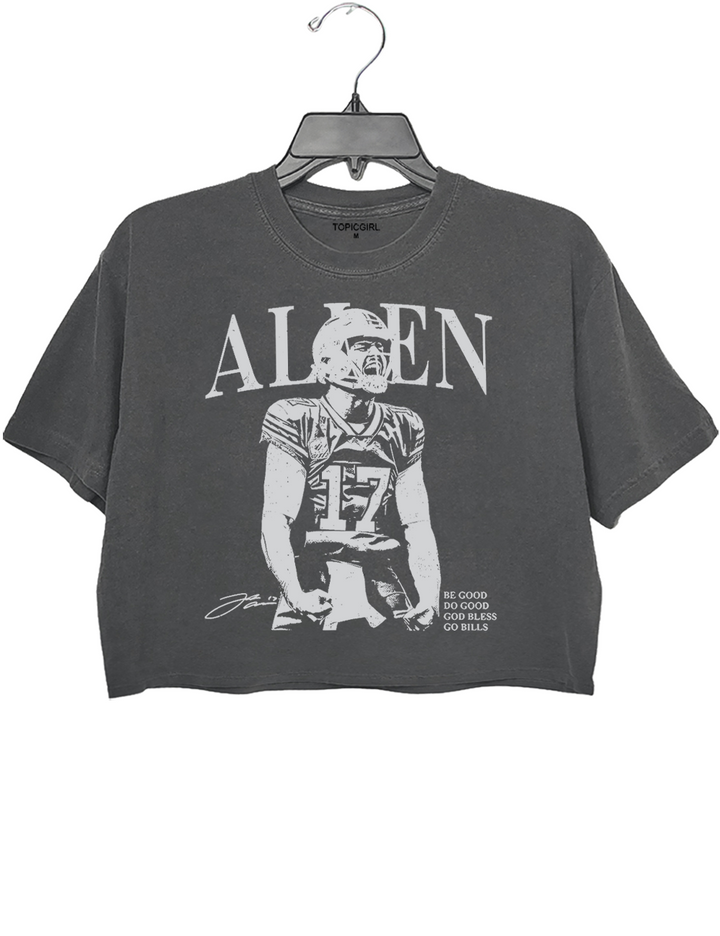 Josh Allen Vintage Crop Top
