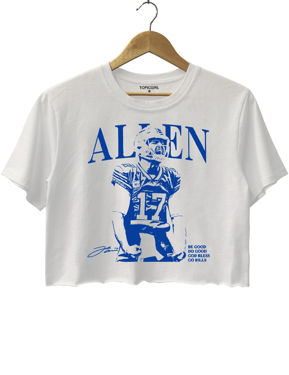 Josh Allen Vintage Crop Top