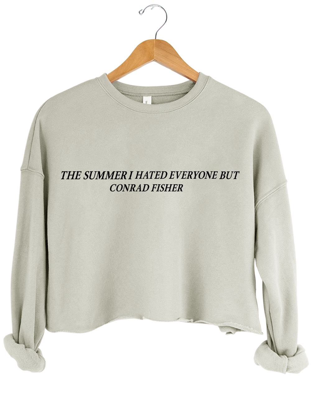 The Summer Hated Everyone But Conrad Fisher Crop Top