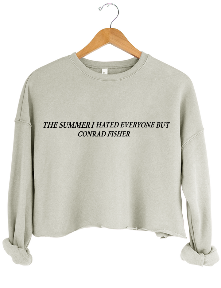 The Summer Hated Everyone But Conrad Fisher Crop Top