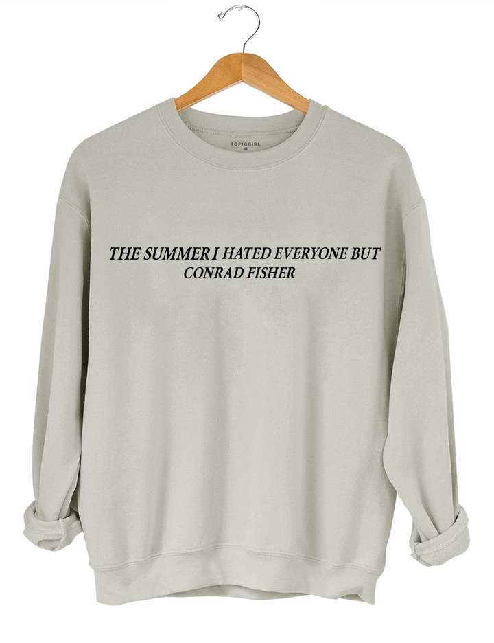 The Summer Hated Everyone But Conrad Fisher Crop Top