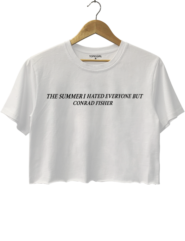 The Summer Hated Everyone But Conrad Fisher Crop Top