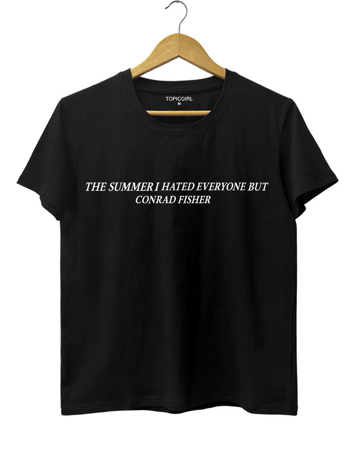 The Summer Hated Everyone But Conrad Fisher Crop Top