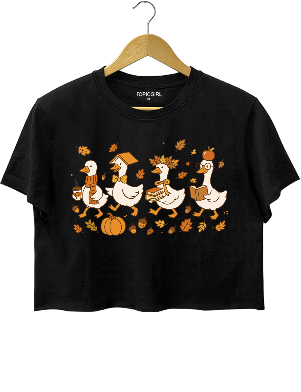 Fall Goose Crop Top
